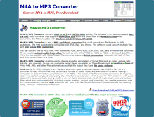 Tablet Screenshot of m4a-mp3.net